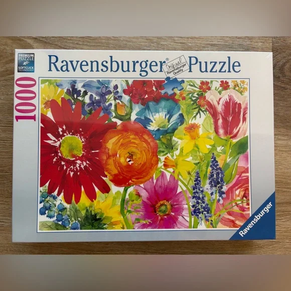 Ravensburger Abundant Blooms 1000 Pc Puzzle - Picture 1 of 4